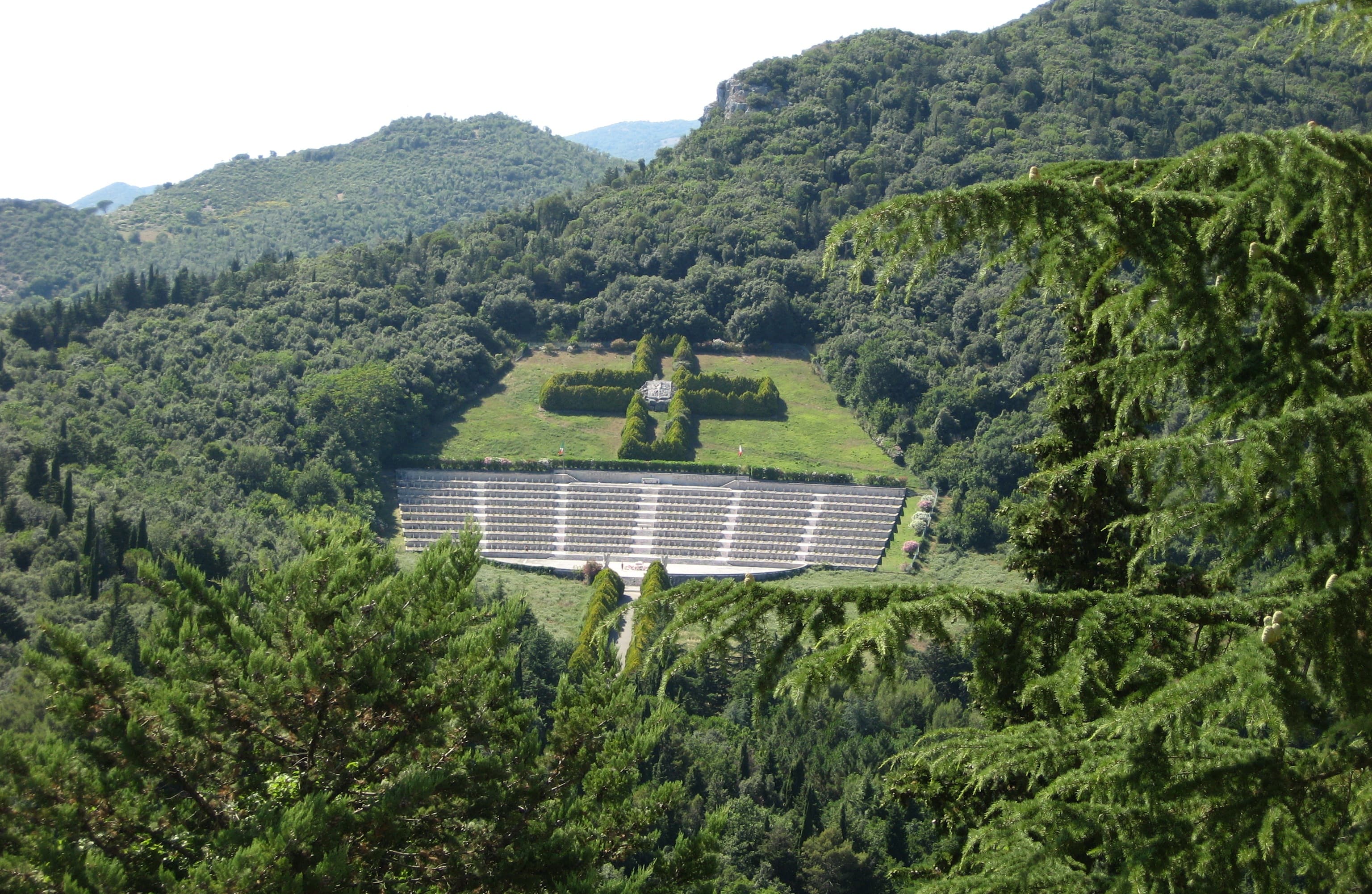 Polish war cemetery on Monte Cassino